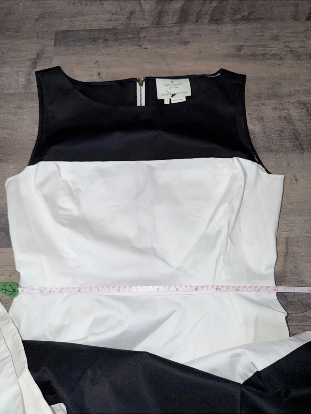 Classic Black & White Fit-and-Flare Dress